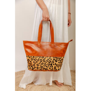 Cowhide Tote Bag