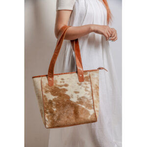 Cowhide Tote Bag