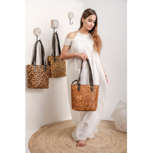 Cowhide Tote Bag