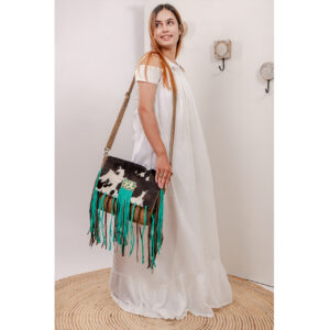 Cowhide Fringe Bag