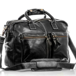 Crunch Leather Laptop Bag