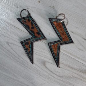 Leather Tooling Carving Keychain